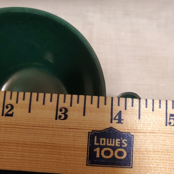 Color-Flyte Mid Century Moderne Creamer + Sugar Branchelle Dk Green - Picture 8 of 9